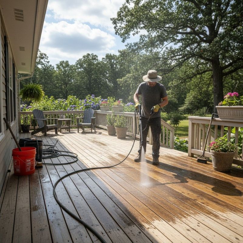 Pool Deck Cleaning